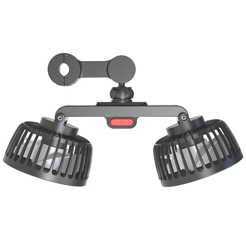 Unisex Tragbarer Doppelventilator Brehn