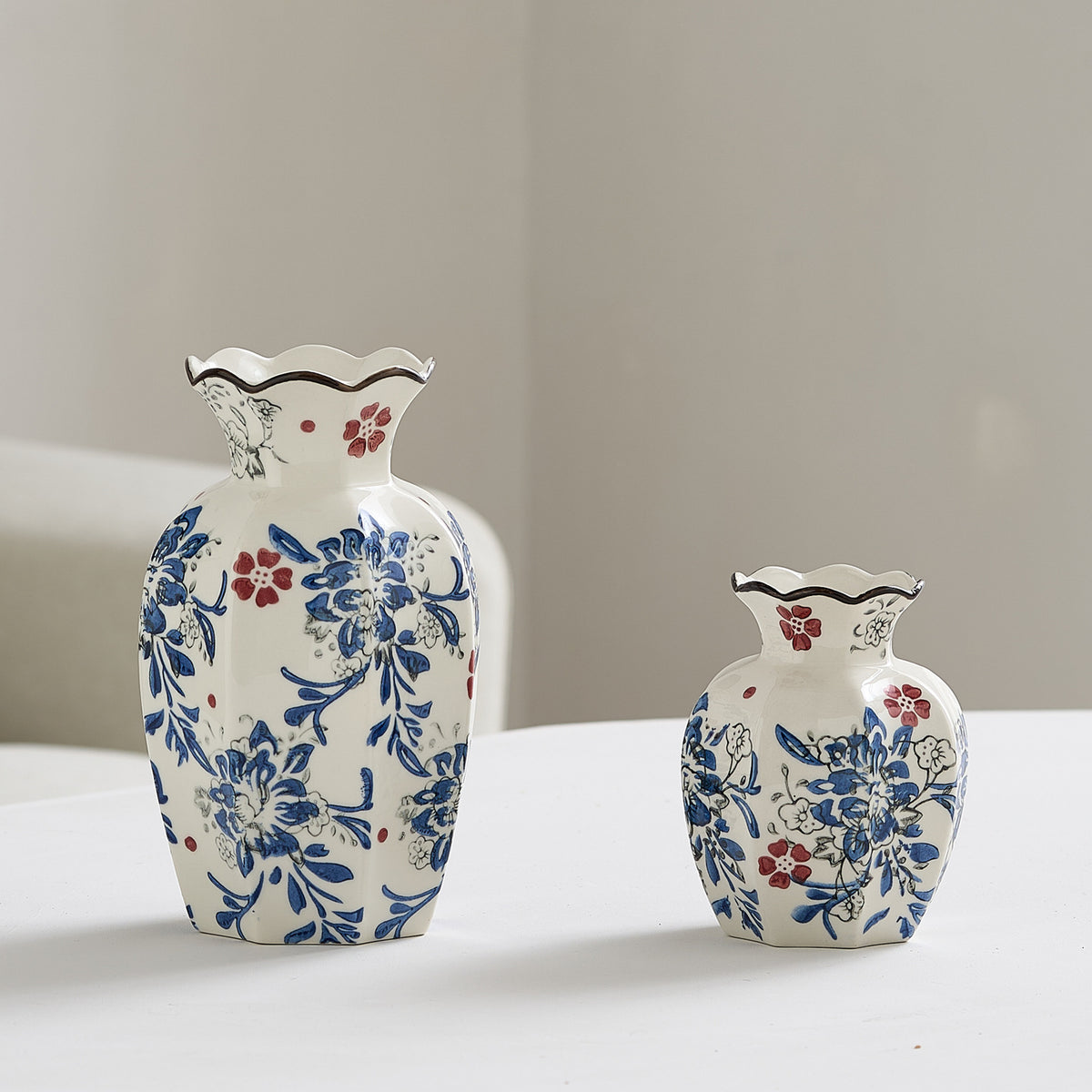Elegante Keramik Blumenvase Brehn