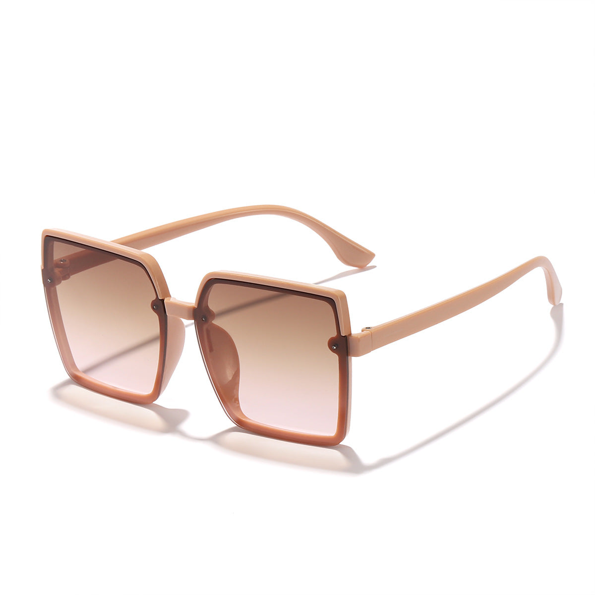 Damen quadratische Sonnenbrille mit UV-Schutz und eleganter Rahmenstruktur Brehn