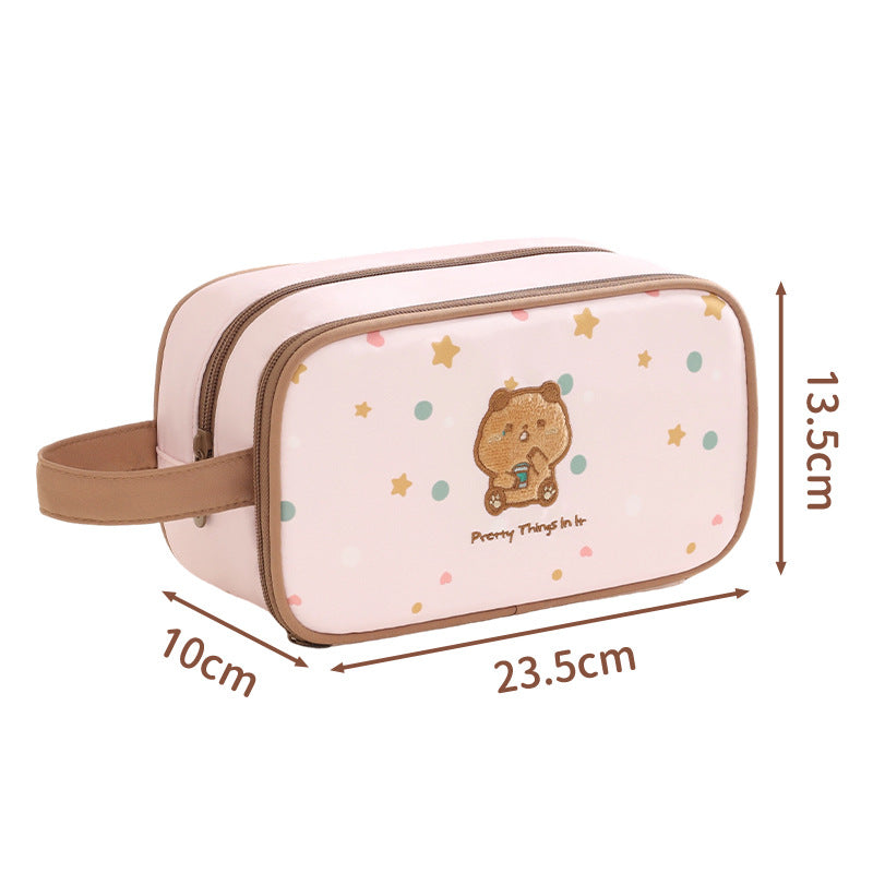 Süßes Tiermuster Make-up Tasche Brehn
