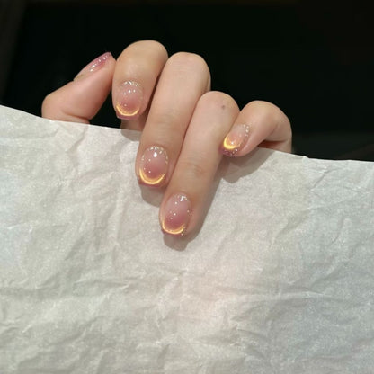 Gradient Glänzende Nagelverlängerungen