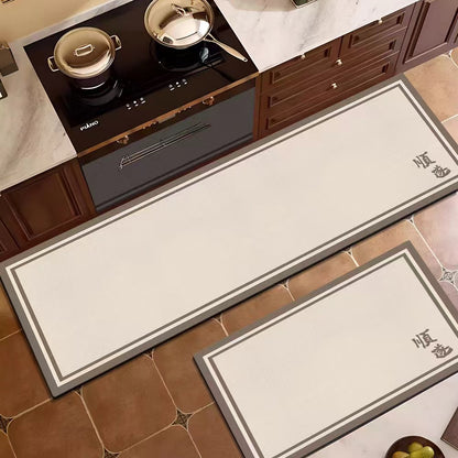 Elegantes Texturiertes Küchenläufer-Set Brehn