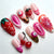 Kunstnagelset mit Fruchtmotiven Brehn