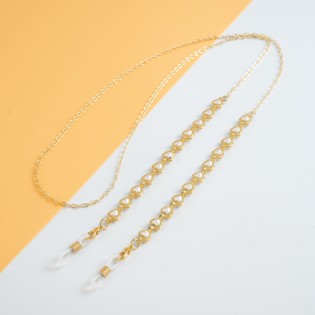 Elegante perlverknüpfte Brillenband Brehn