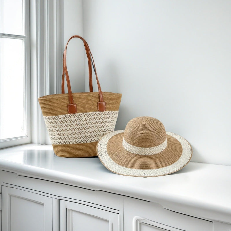 Strandtasche und Sonnenhut Brehn