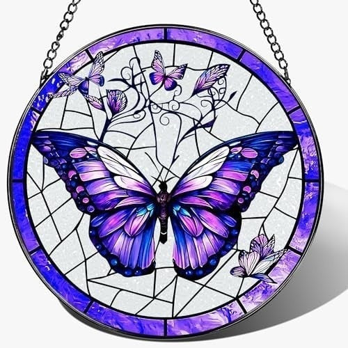 Buntglas Schmetterling Wandkunst Brehn