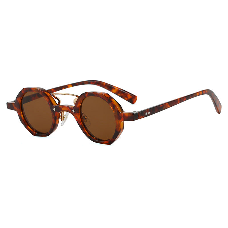 Damen stilvolle Sonnenbrille im einzigartigen achteckigen Design Brehn