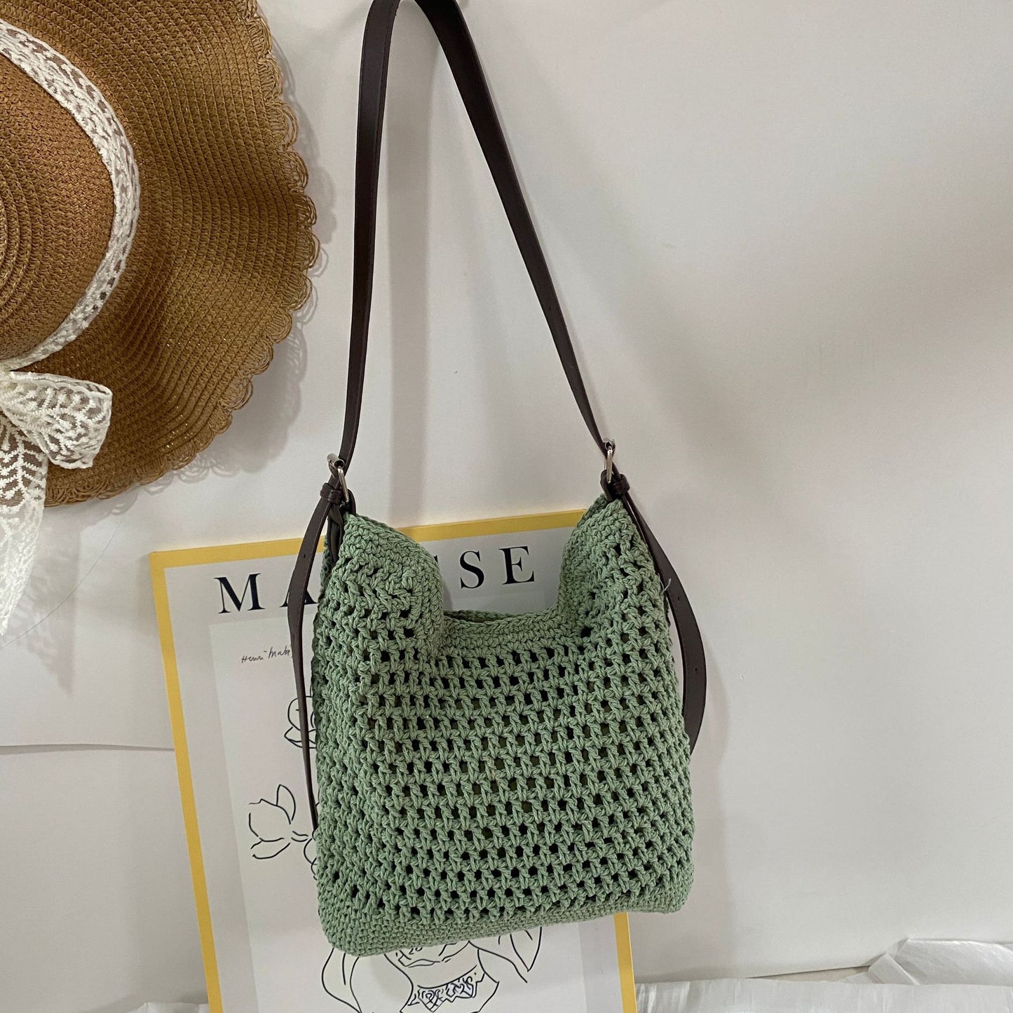 Handtasche Aus Geflochtenem Material Brehn