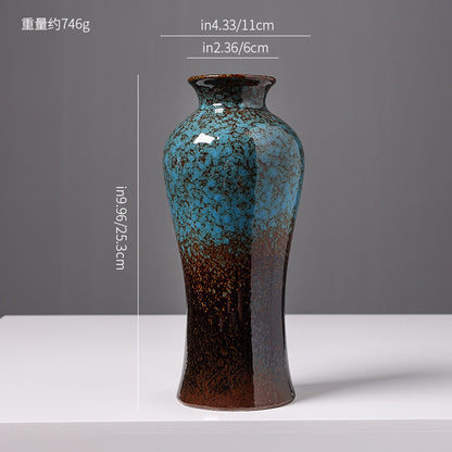 Künstlerische glasierte Keramikvase