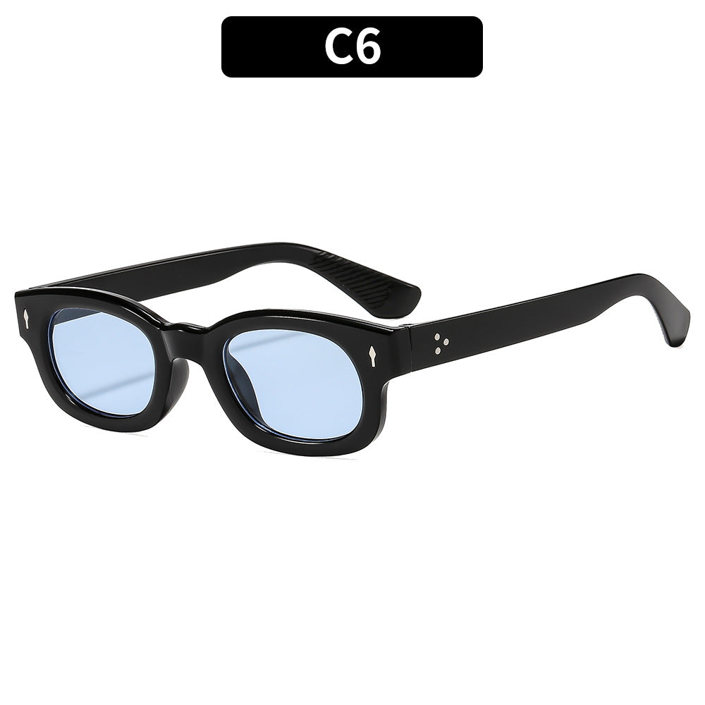Retro Rechteckige Sonnenbrille