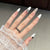 Elegante lange Stiletto Press-On Nagelverlängerungen Brehn