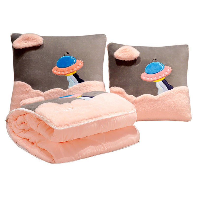 Plüsch Kissen Set mit Kaktusmotiv Brehn