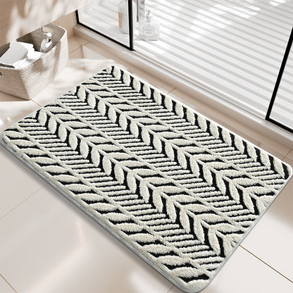 Weiches und Gemütliches Fischgräten-Badematte Brehn
