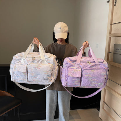 Bestickte Wochenend-Duffle Brehn