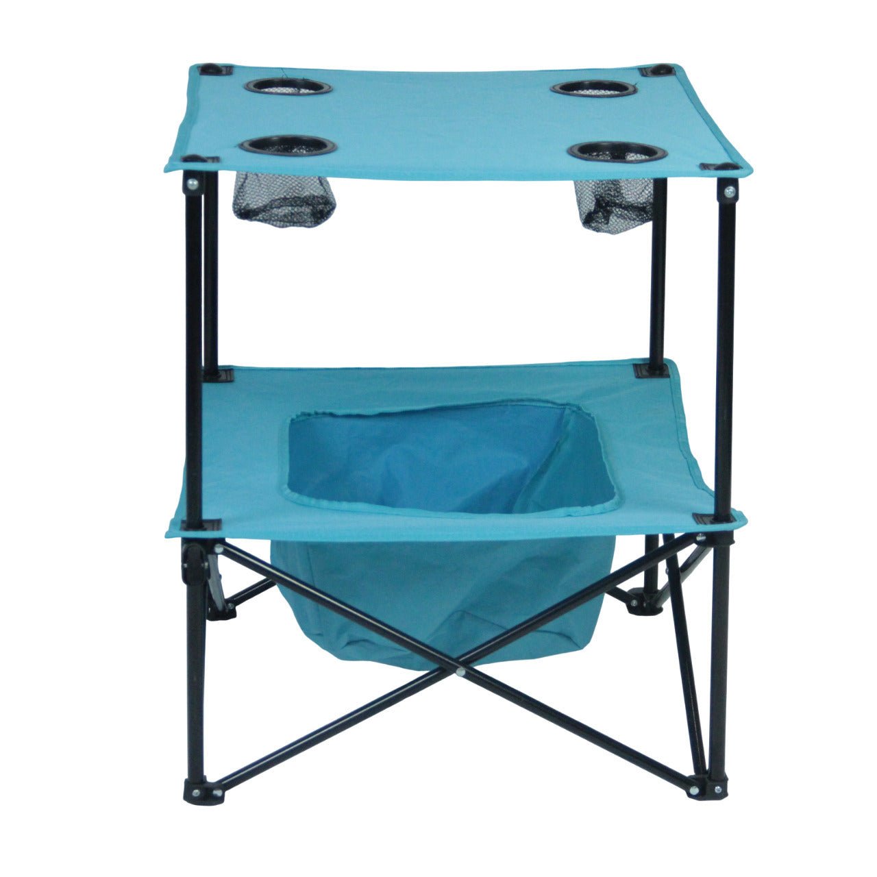Camping Tisch mit integrierten Getränkehaltern Brehn