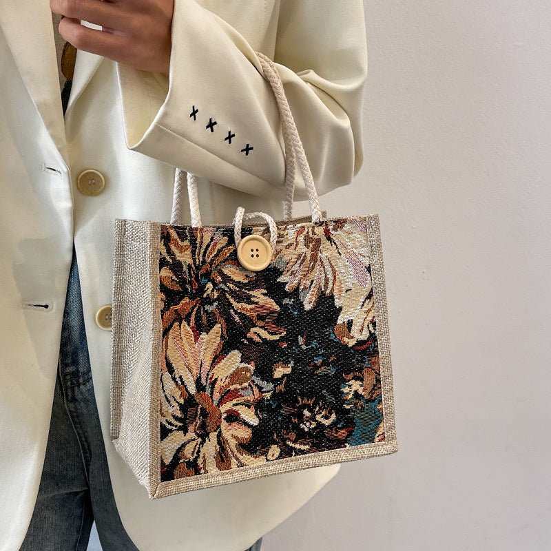 Dekorativer floral Handtasche