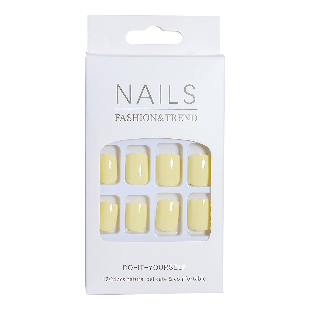 Glänzendes Press-On Nagelset mit elegantem Design Brehn
