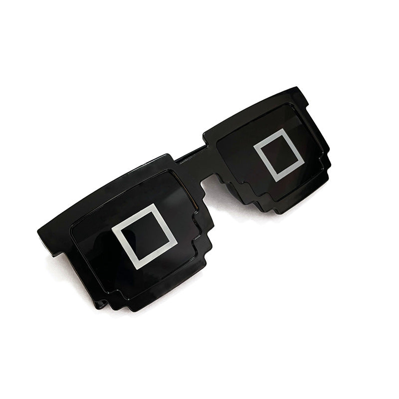 Fette geometrische Shield-Sonnenbrille Brehn