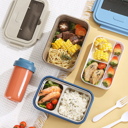 Mehrere Fächer Edelstahl Bento Lunchbox