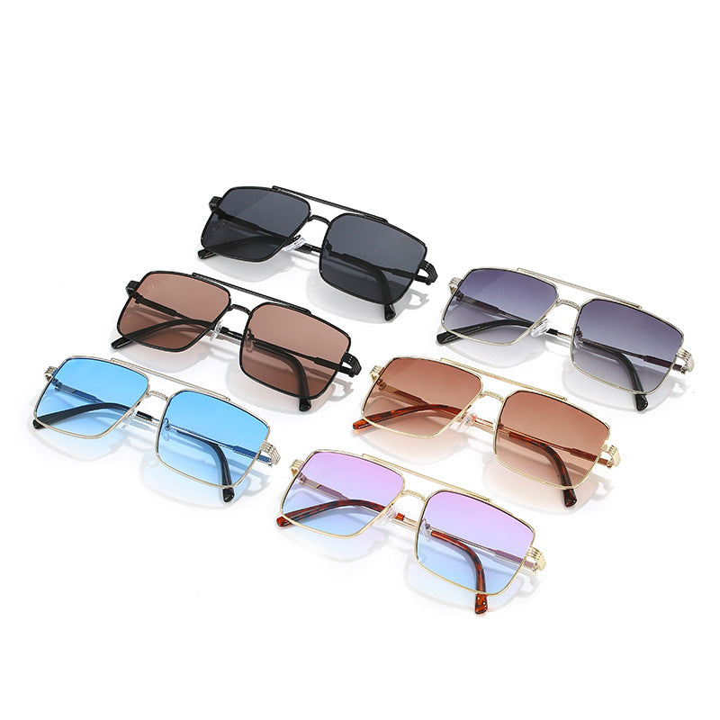 Elegante Übergroße Quadratische Rahmen Sonnenbrille Brehn
