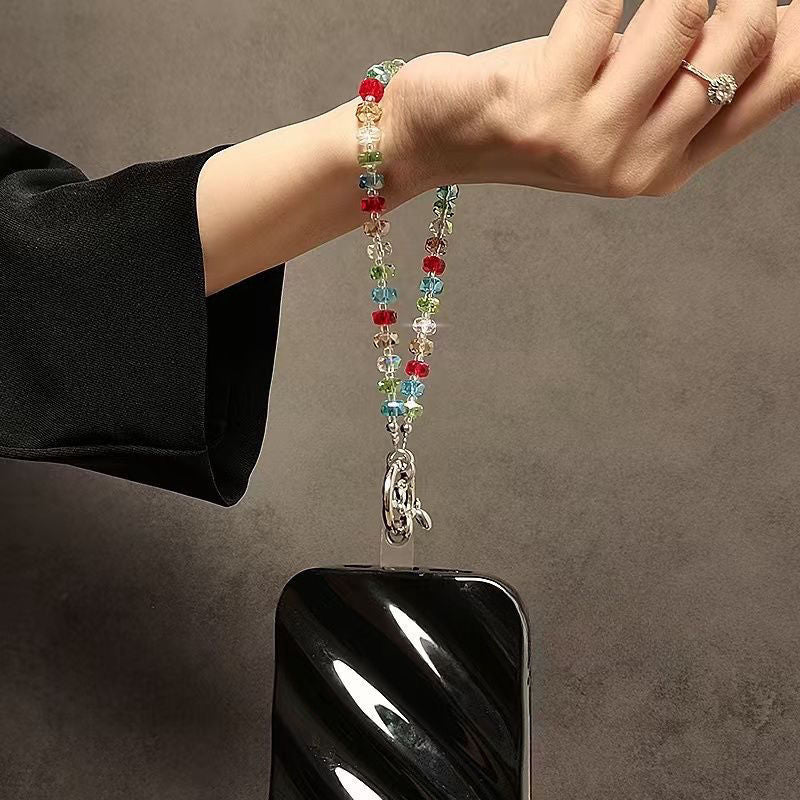 Bunte Perlen Charm Handyband Brehn