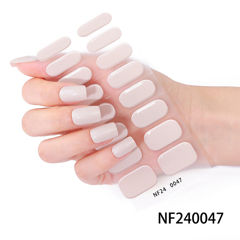 Glänzende Finish Gel-Nagel-Wickel
