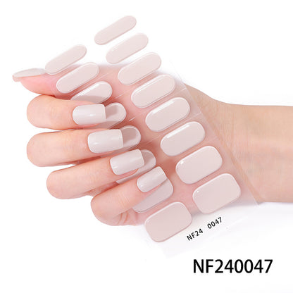 Glänzende Finish Gel-Nagel-Wickel