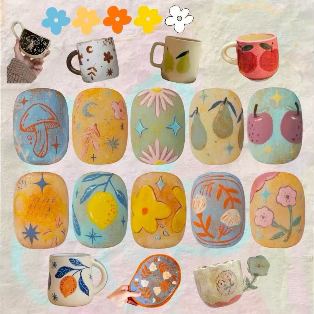 Dekorativer Becher und Nagelkunst-Set Brehn