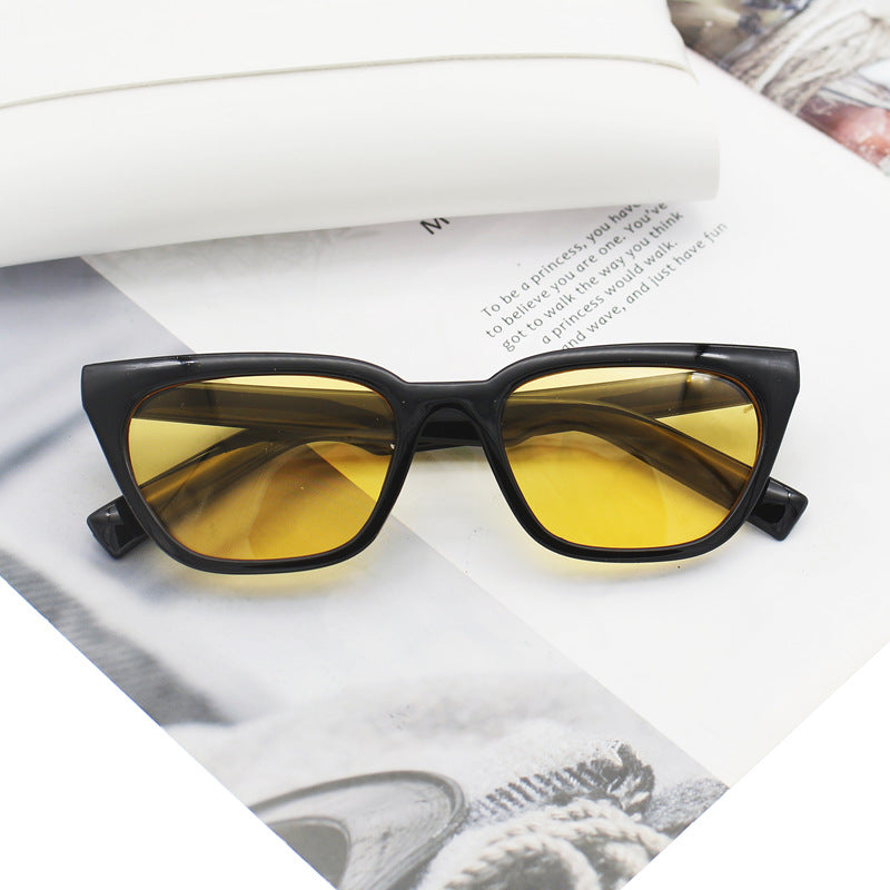 Damen geometrische Designer-Sonnenbrille im modernen Look Brehn