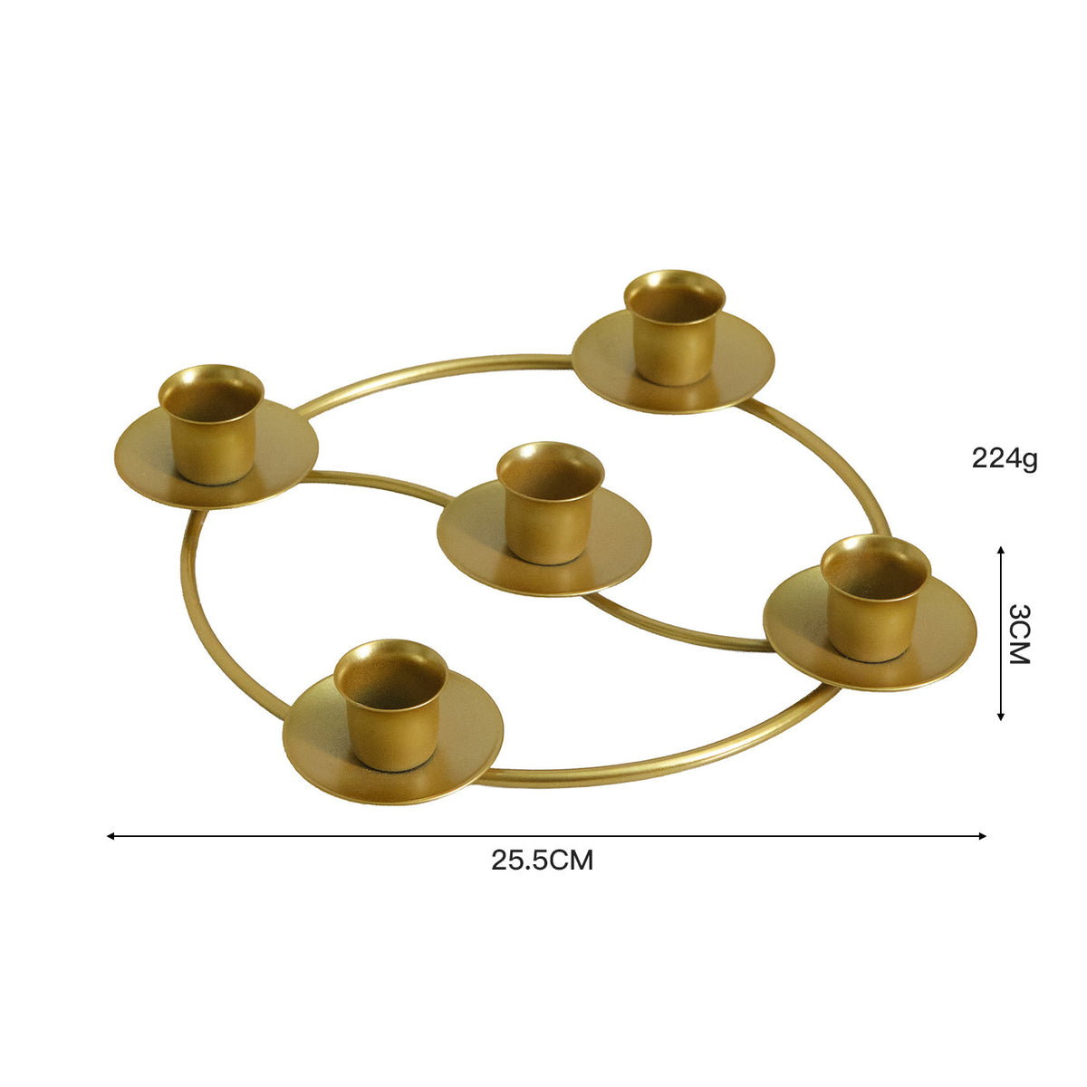 Geometrischer Multi-Kerzenhalter