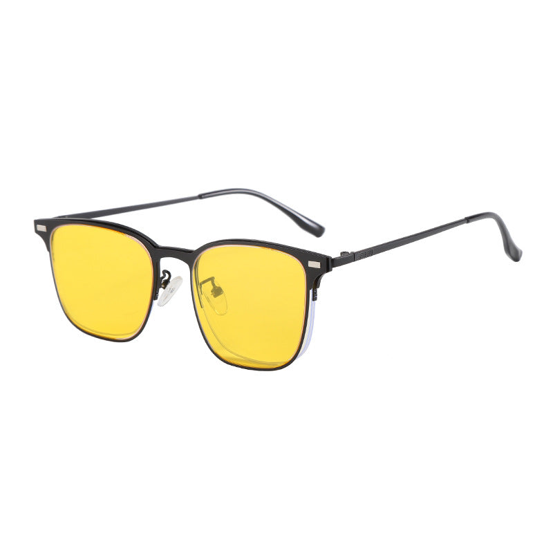 Damen Trendige quadratische Sonnenbrille im modernen Design Brehn