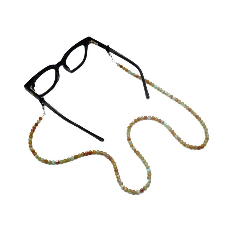 Perlenbrille Kette mit robusten Clips Brehn