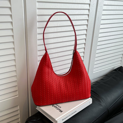Texturierte Gewebte Schultertasche Brehn