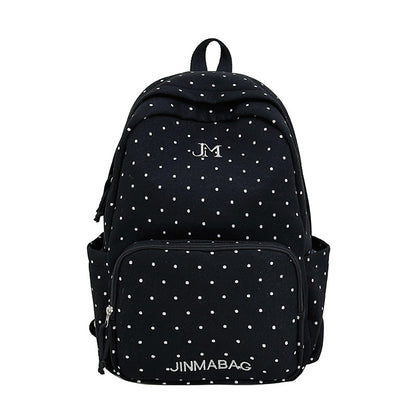 Multi-Compartment Plaid Rucksack