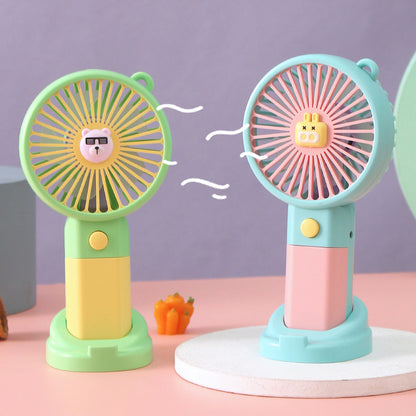 Unisex Tragbarer Handventilator mit süßem Tiermotiv Brehn