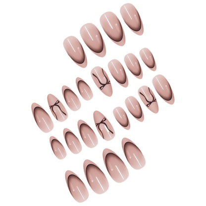 Dekoratives Press-On Nagelkunst Set Brehn