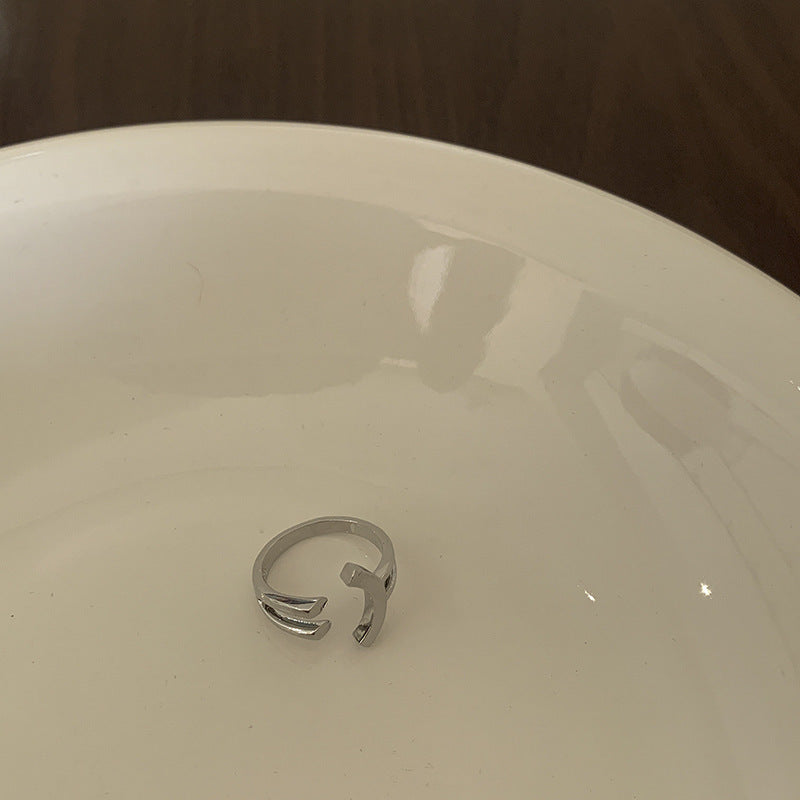 Verstellbarer Smiley-Gesicht-Ring Brehn