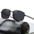 Damen Modische quadratische Sonnenbrille mit elegantem Rahmen Brehn