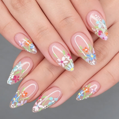 Künstlerisches Floral Nageldesign Kit Brehn