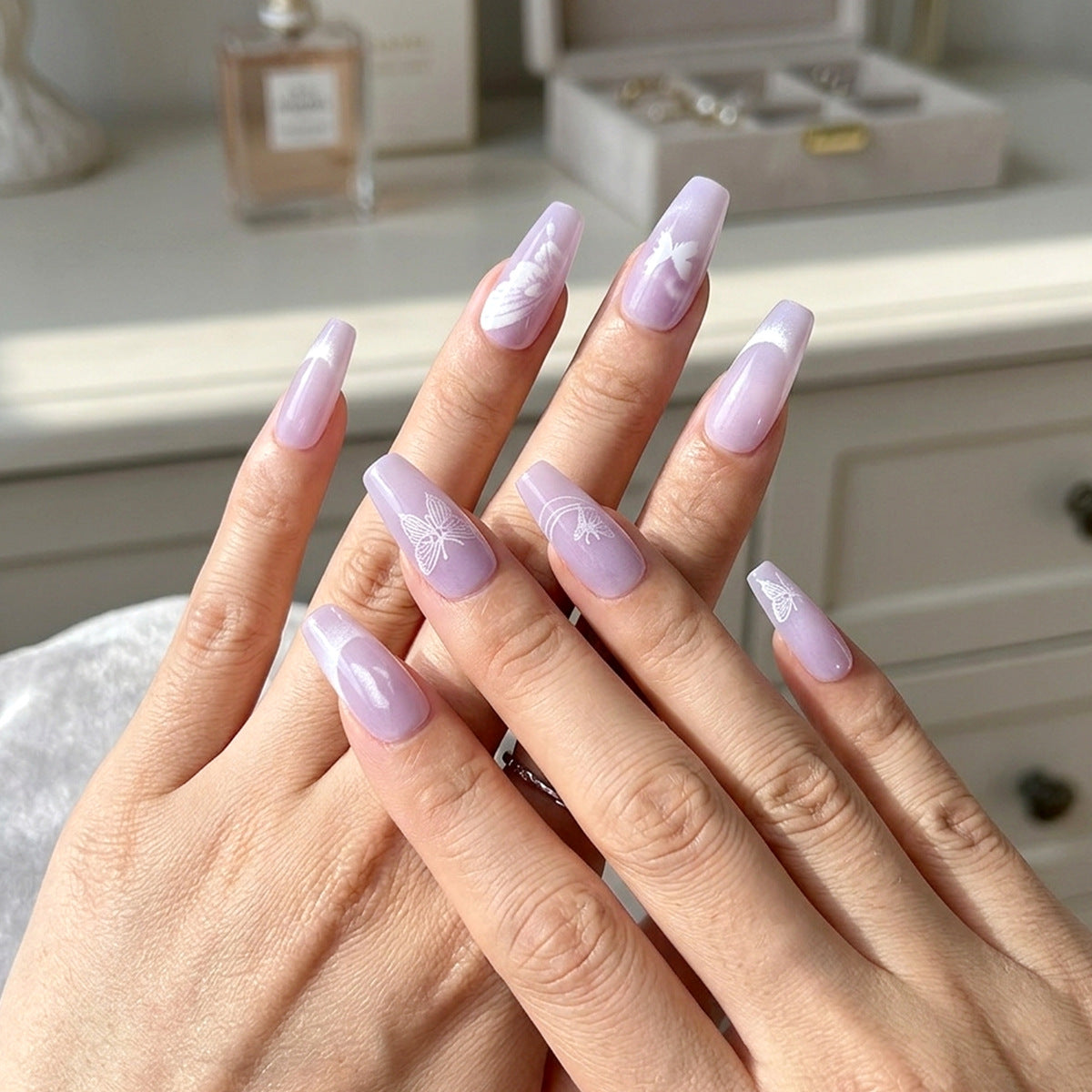Professionelles Press-On Nagelkunst-Set