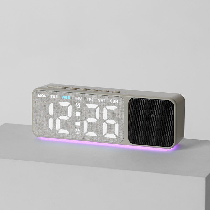 Digitaler LED-Wecker mit Mehrfarbenbeleuchtung Brehn