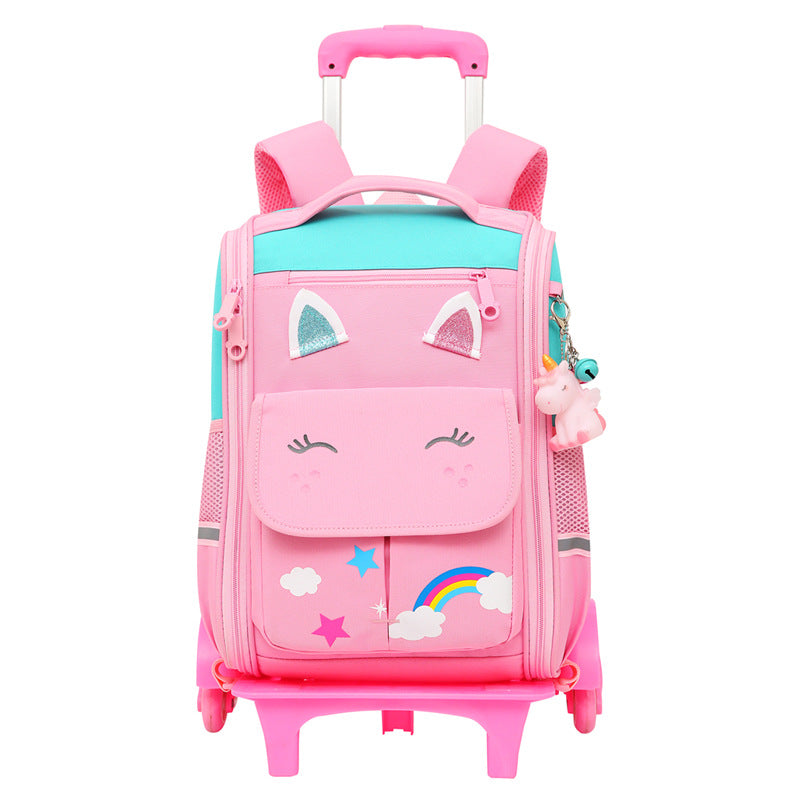 Rollbarer Schulrucksack mit Niedlichem Tierdesign Brehn