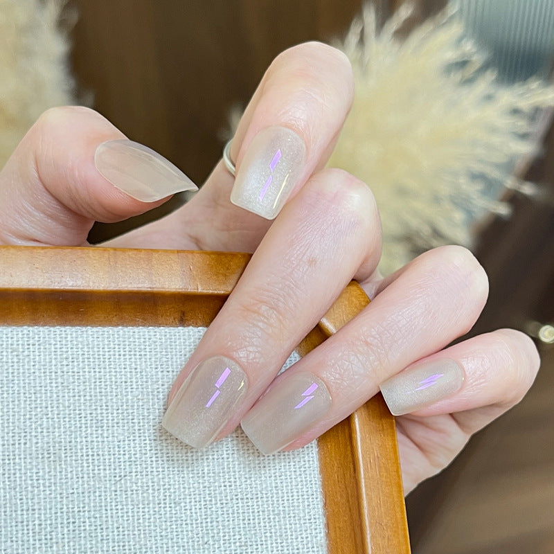 Elegante Nagelkunst Press-On Nägel Brehn