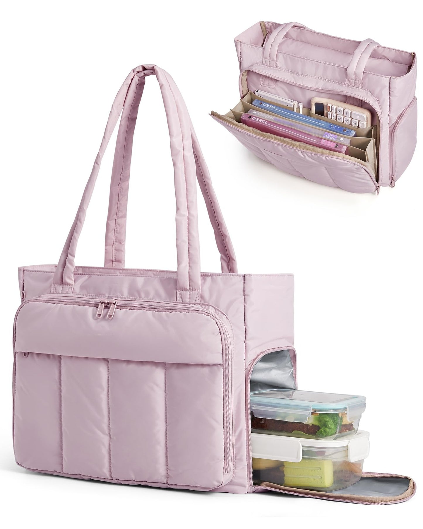 Isolierte Lunch-Tasche mit Praktischem Fächersystem Brehn