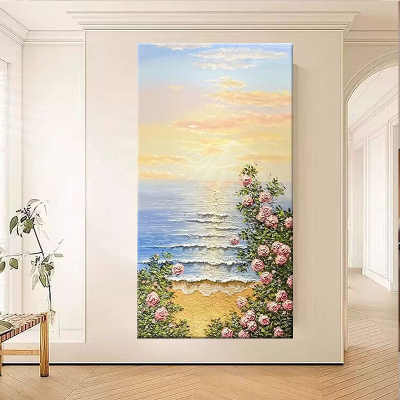 Szenerische Küstenlandschaft Leinwandkunstwerk