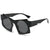 Zeitgenössische Runde Rahmen Sonnenbrille Brehn