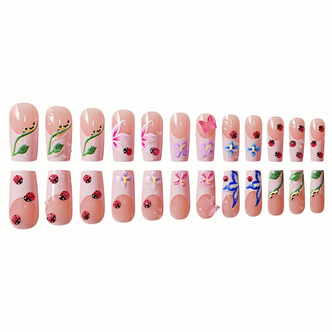 Künstlerische Acryl Nagelverlängerungen Brehn
