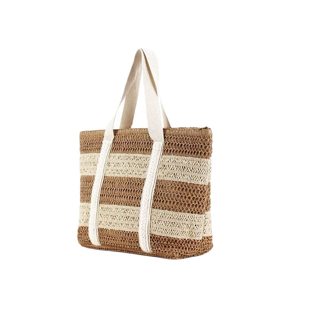 Strandtasche Aus Nachhaltigem Naturmaterial mit Strukturiertem Design Brehn