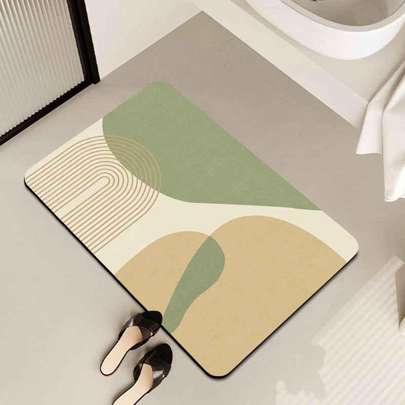 Stylish Modern Badezimmermatte Brehn