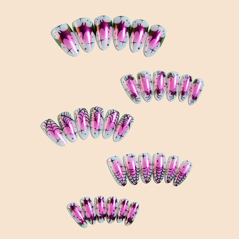 Kreatives Halloween Nagelset Brehn